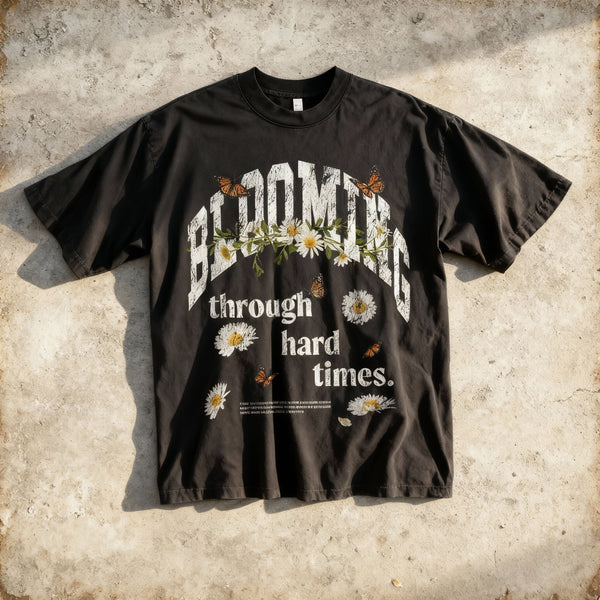Blooming Heavy Oversized Tee
