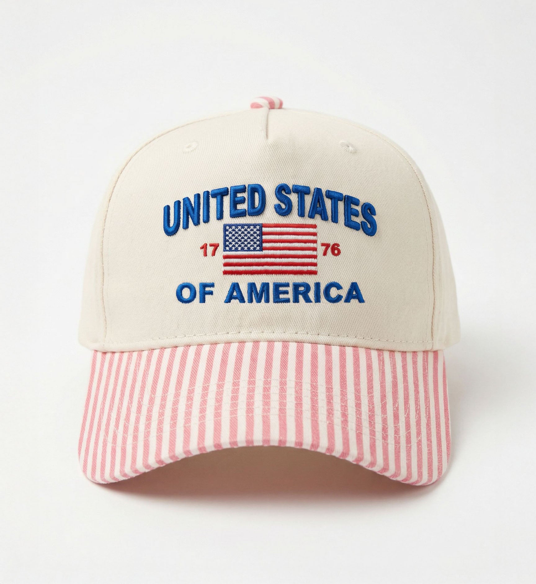 USA - Natural/Pink Striped
