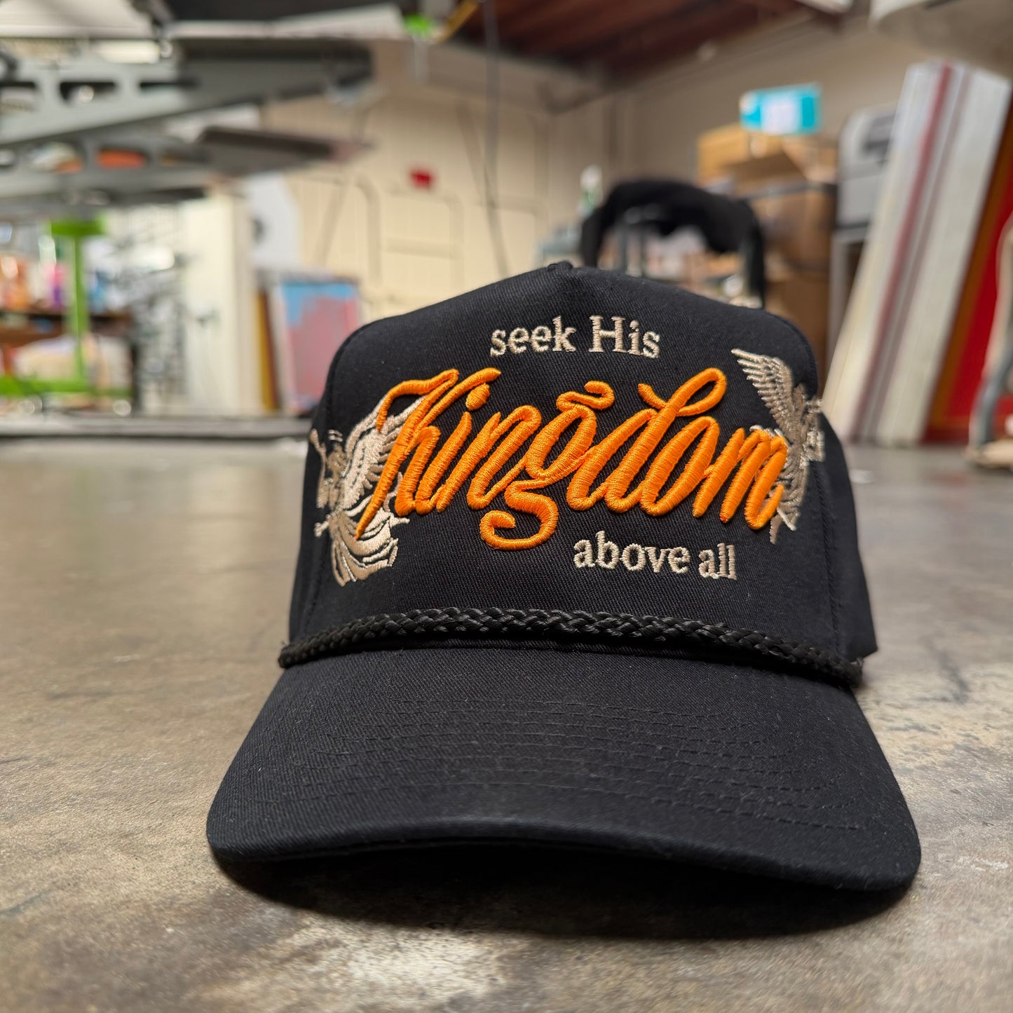 Seek His Kingdom 3D Puff Hat