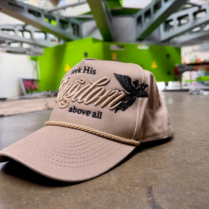 Seek His Kingdom 3D Puff Hat