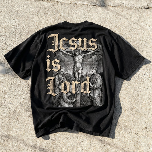 Jesus is Lord Heavy Oversized Tee