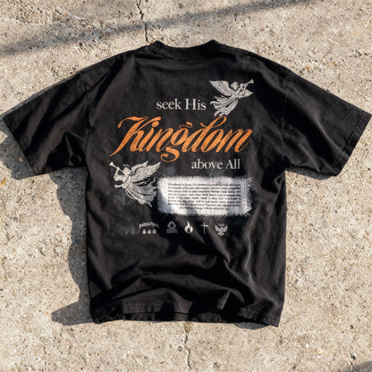 Seek His Kingdom Heavy Oversized Tee