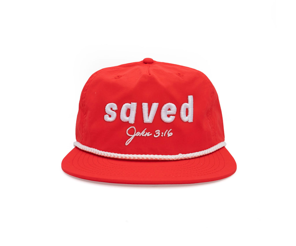 Saved - Red rope cap